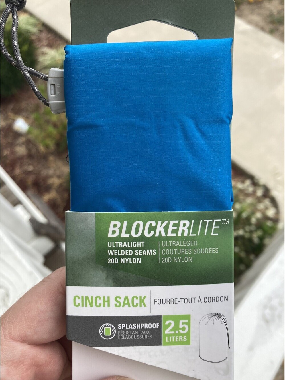 SealLine - Blockerlite Compression Cinch Sack, 2.5L, Blue - Brand New